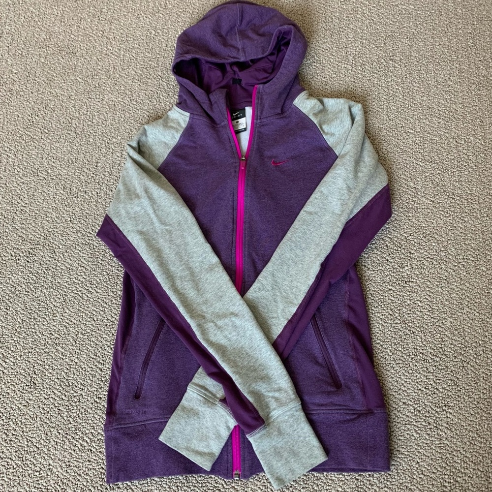 Nike Purple Zip Up Jacket